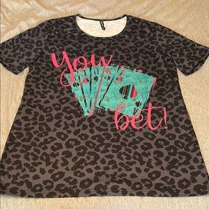 Leopard Print “You Bet”